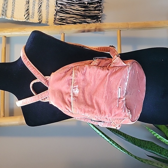 Rebecca Minkoff Mini JULIAN Velvet Backpack - Picture 6 of 9